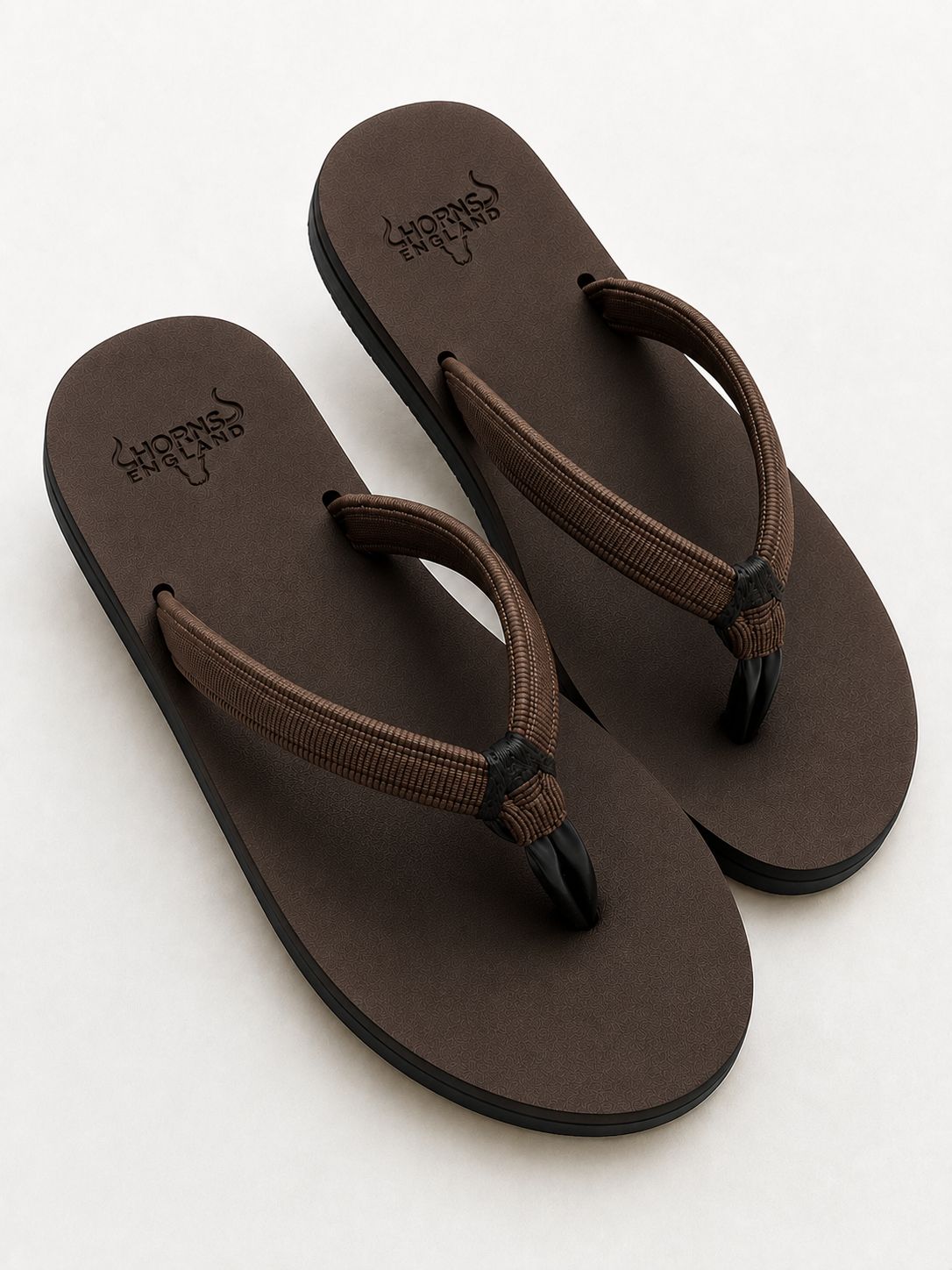 Mens Brown Knot Slippers