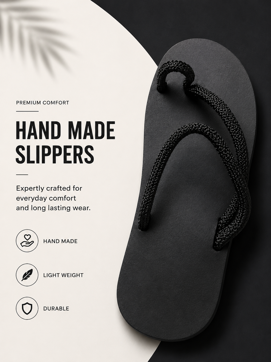 Black Ring Nanda Slippers