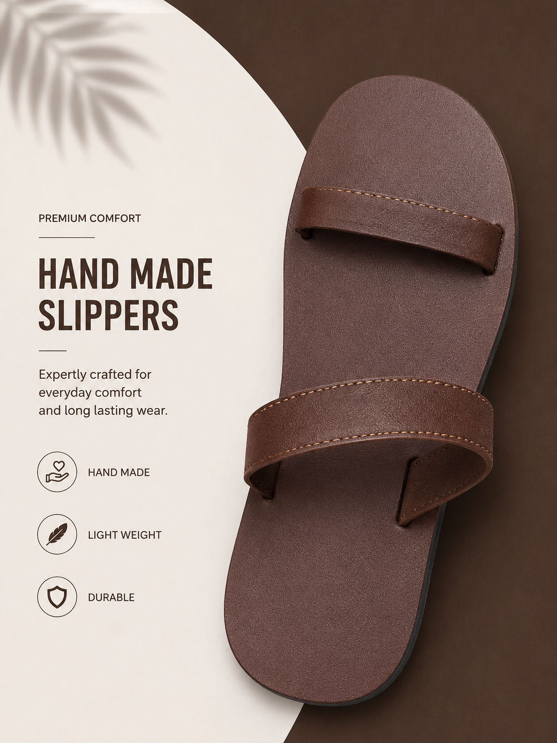 Brown Nanda Slippers